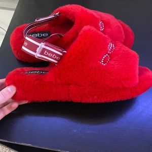 Bebe Red slippers